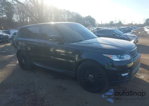 2016 Land Rover Range Rover Sport 3.0L V6 Supercharged Se from USA, damaged, VIN SALWG2PFXGA103757